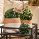 Faux Boxwood Topiary - Chic Decora