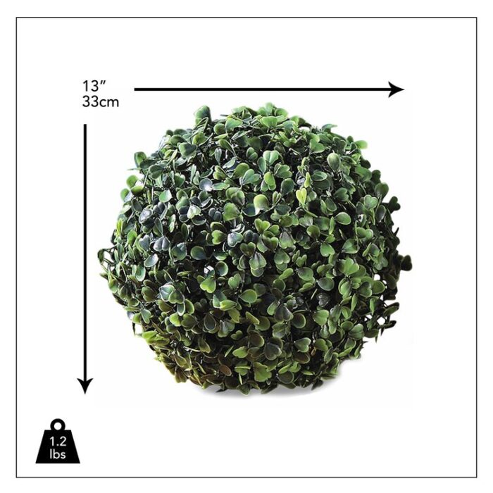 Faux Boxwood Topiary - Chic Decora