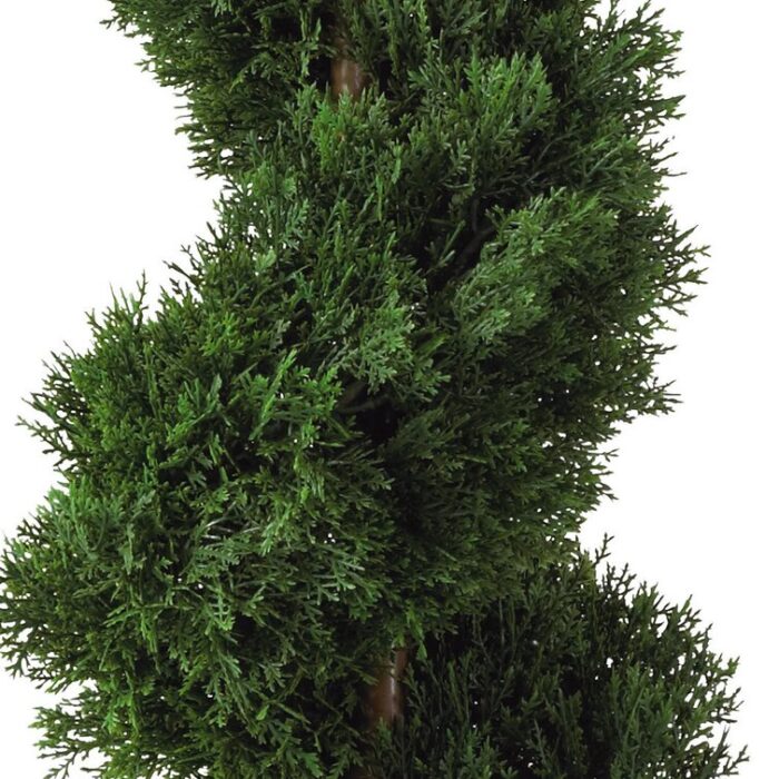 Faux Cedar Topiary in Pot - Chic Decora