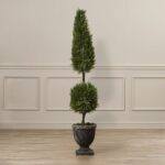 Faux Evergreen Topiary in Vase - Chic Decora