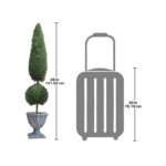 Faux Evergreen Topiary in Vase - Chic Decora