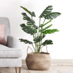 Faux Monstera Plant in Pot - Chic Decora