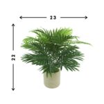 Faux Palm Plant in Pot - Chic Decora