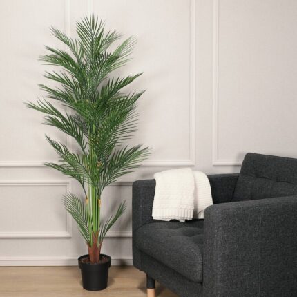 Faux Palm Plant in Pot - Chic Decora