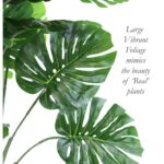 Faux Philodendron Plant in Pot Liner - Chic Decora