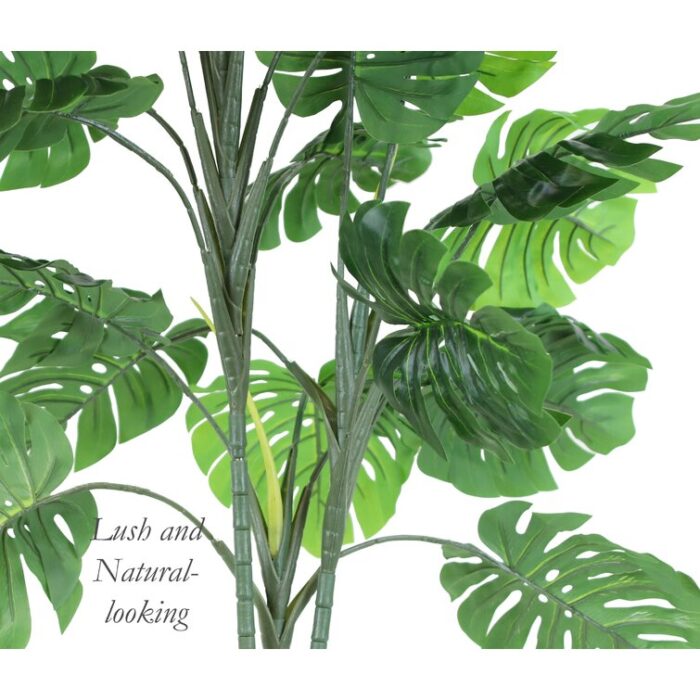 Faux Philodendron Plant in Pot Liner - Chic Decora