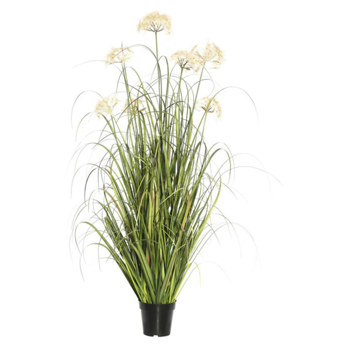 Faux Pine Grass in Pot - Chic Decora