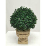 30” Faux Boxwood Topiary in Pot - Chic Decora