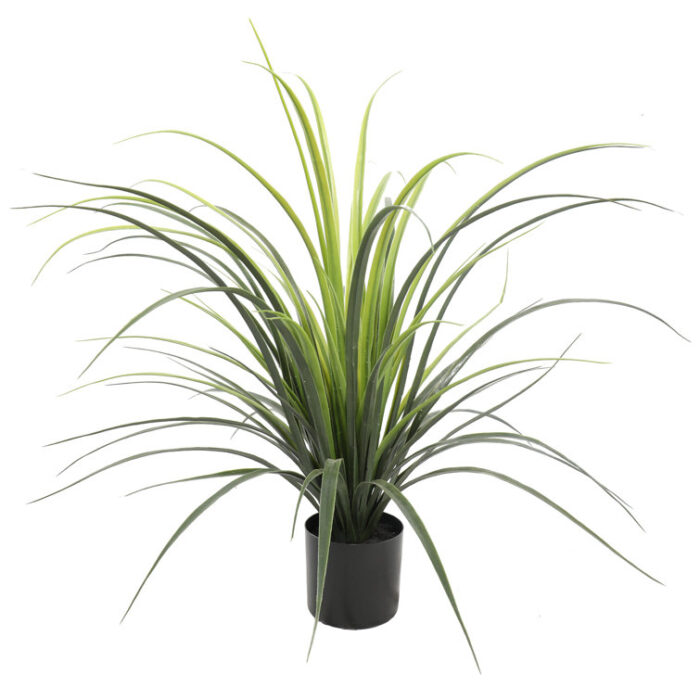 Faux Yucca Grass in Pot - Chic Decora