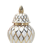 Fortunna Ceramic Ginger Jar - Chic Decora