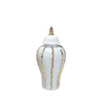 Lozenka Ceramic Ginger Jar - Chic Decora