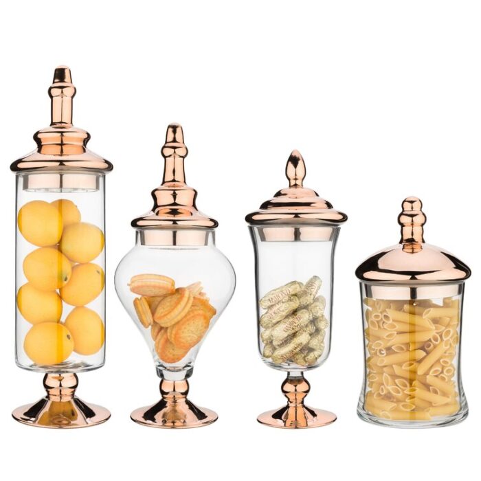 Glass Apothecary Jar - Chic Decora