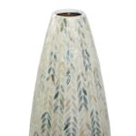 Glendale Heights Modern Shell Inlaid Bamboo Floor Vase - Chic Decora