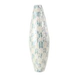 Glendale Heights Modern Shell Inlaid Bamboo Floor Vase - Chic Decora