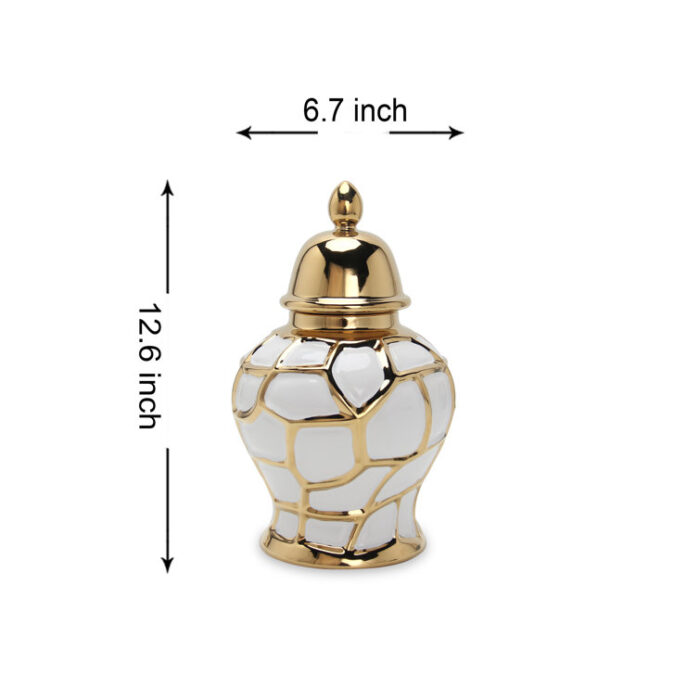 Gothurd Ceramic Ginger Jar - Chic Decora