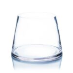 Annek Crystal Glass Clear Rectangle Table Vase - Chic Decora