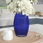 Romolo Handmade Glass Floor Vase - Chic Decora