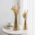 Handmade Metal Table Vase - Chic Decora