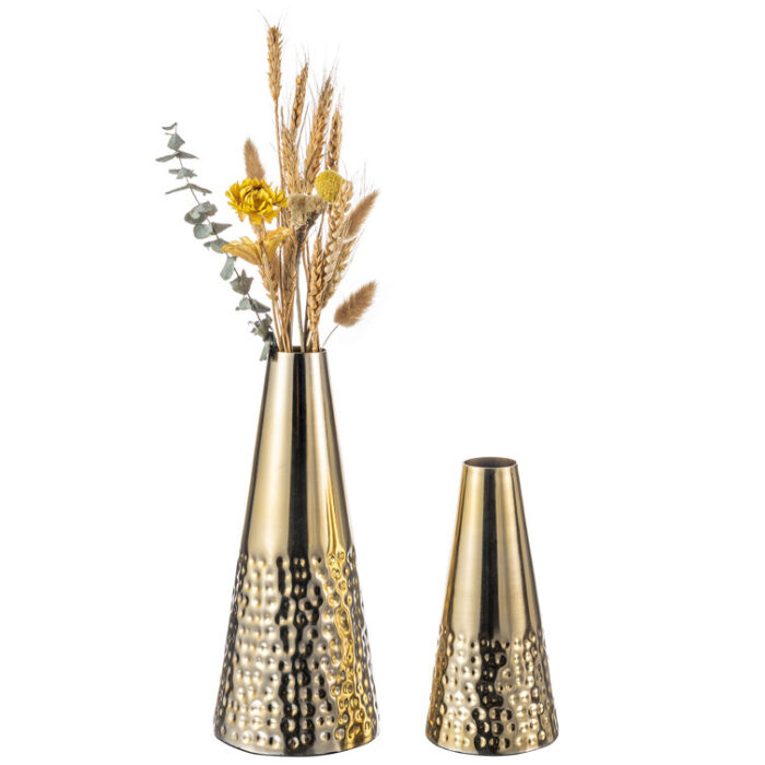 Handmade Metal Table Vase - Chic Decora