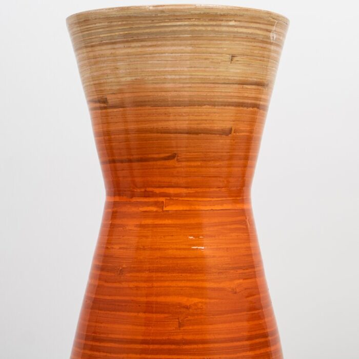 Handmade Wood Floor Vase - Chic Decora