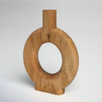 Handmade Wood Table Vase - Chic Decora