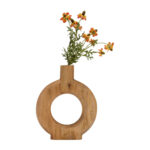 Handmade Wood Table Vase - Chic Decora