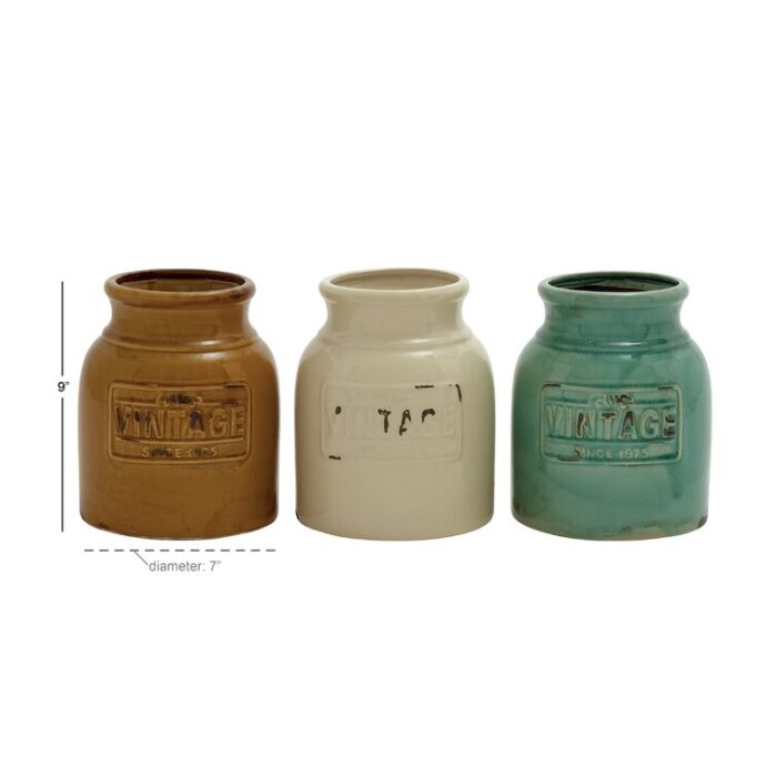 Harford Ceramic Decorative Urns & Jars - Chic Decora