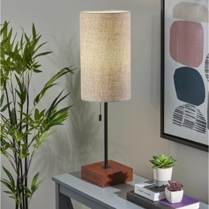 Moosup Wood Desk Lamp - Chic Decora