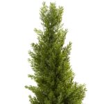 Herodias Faux Cedar Topiary in Pot - Chic Decora