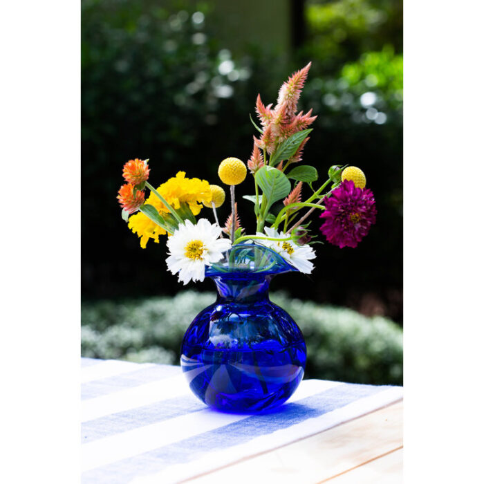 Hibiscus Glass Bud Vase - Chic Decora