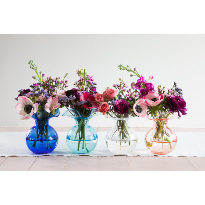 Hibiscus Glass Bud Vase - Chic Decora