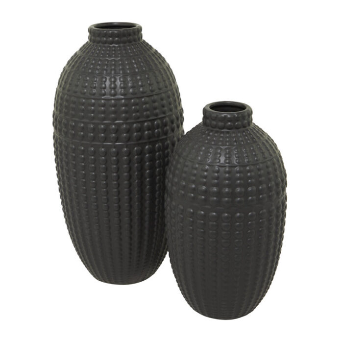 Holly Stoneware Table Vase - Chic Decora