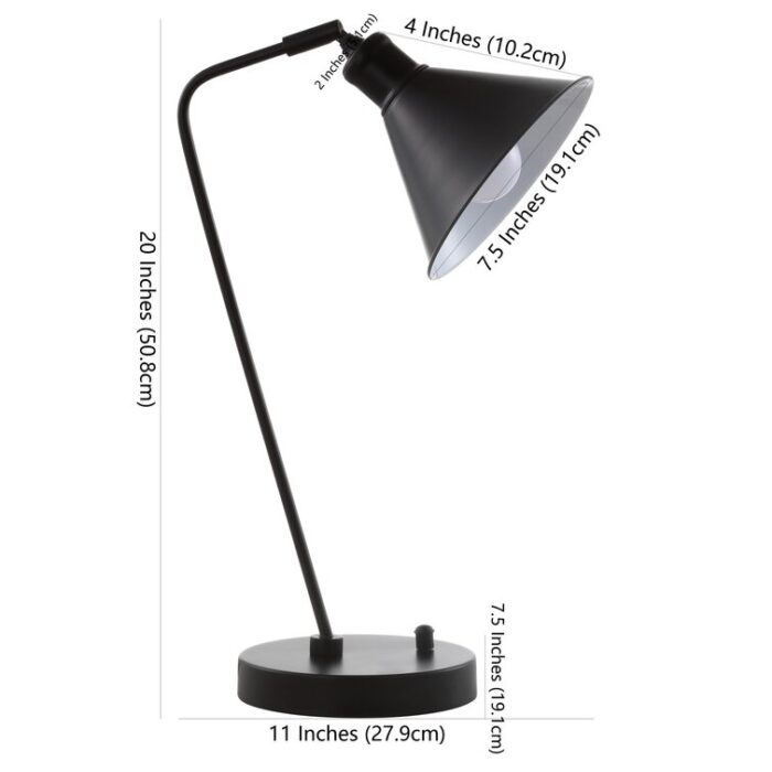 Houston Metal USB Desk Lamp - Chic Decora