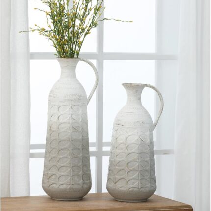 2 Piece Mateer 12.25″ Glass Table Vase Set - Chic Decora