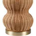 Hunsberger Wicker/Rattan Table Lamp - Chic Decora