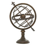 Iron Tabletop Globe - Chic Decora