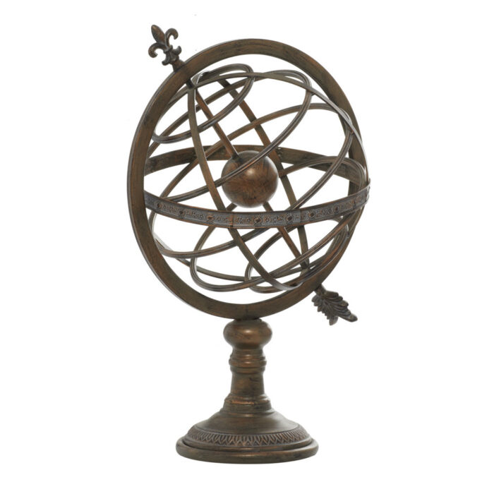 Iron Tabletop Globe - Chic Decora