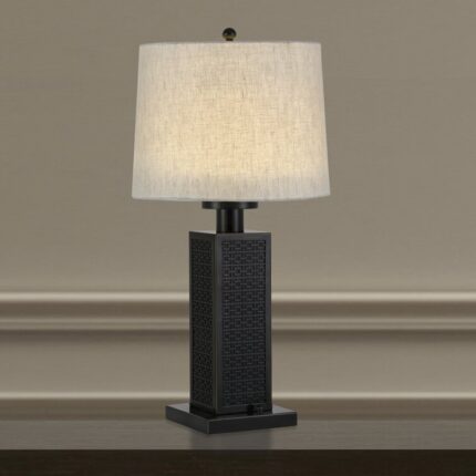 Jaidyn Metal USB Table Lamp - Chic Decora