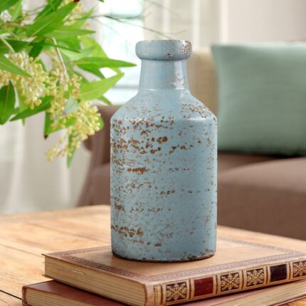 Jaliea Handmade Earthenware Table Vase - Chic Decora