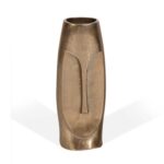 Kalem Metal Table Vase - Chic Decora