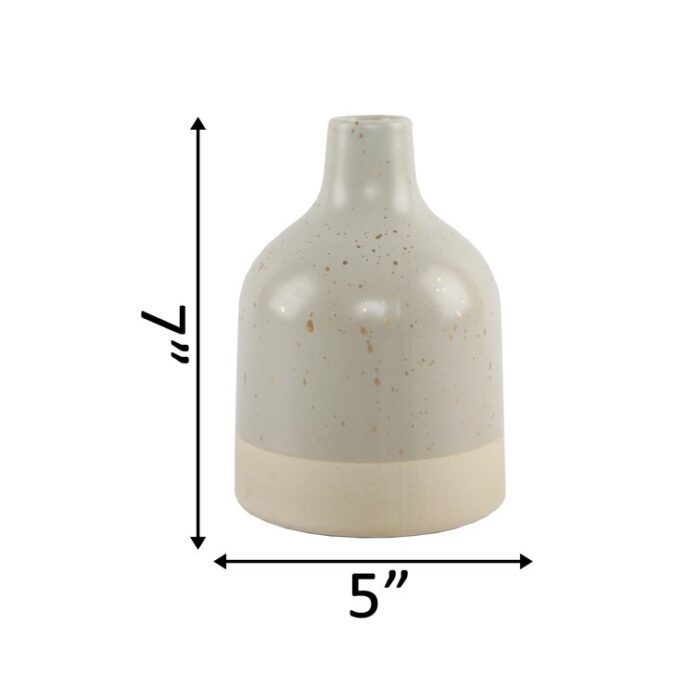 Kanedra Handmade Ceramic Decorative Bottle - Chic Decora