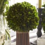 6” Faux Boxwood Topiary - Chic Decora