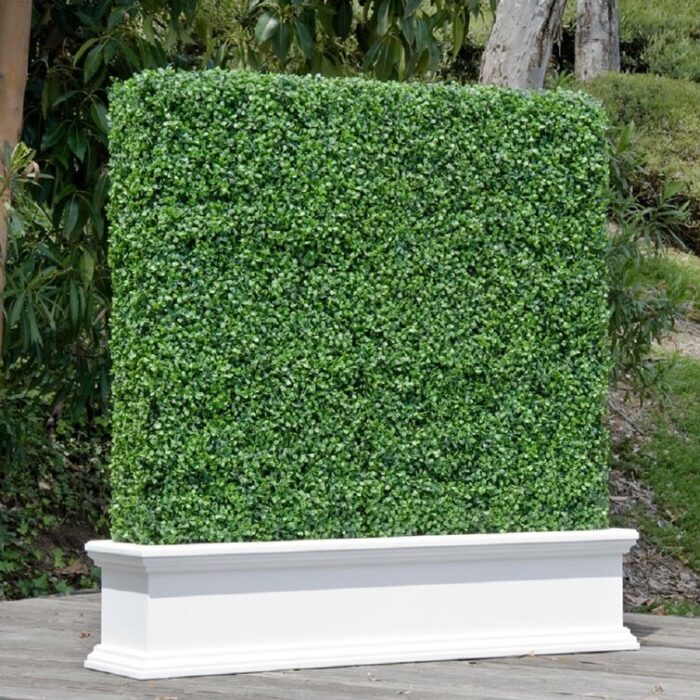 Keifer 120″ x 40″ Faux Boxwood Hedge Roll Indoor/Outdoor - Chic Decora