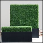 Keifer 120″ x 40″ Faux Boxwood Hedge Roll Indoor/Outdoor - Chic Decora