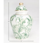 Kevern Porcelain Ginger Jar - Chic Decora