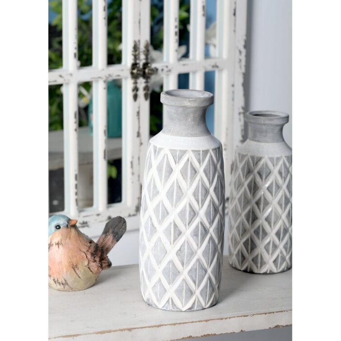 Kingston Stoneware Table Vase - Chic Decora