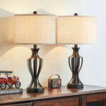 Vollmer Metal Lamp Base Lamp - Chic Decora