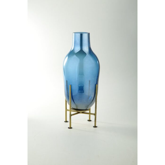 Kuo Handmade Glass Table Vase - Chic Decora