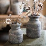 Leeann Handmade Concrete Table Vase - Chic Decora