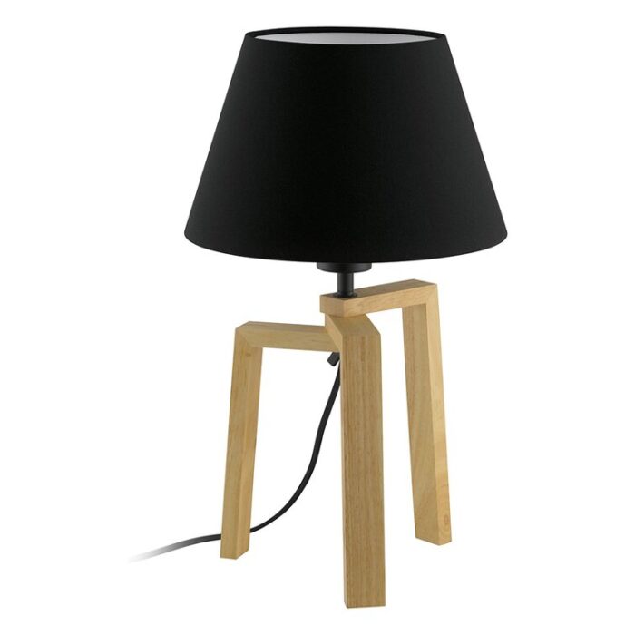 Len Solid Wood Tripod Lamp - Chic Decora